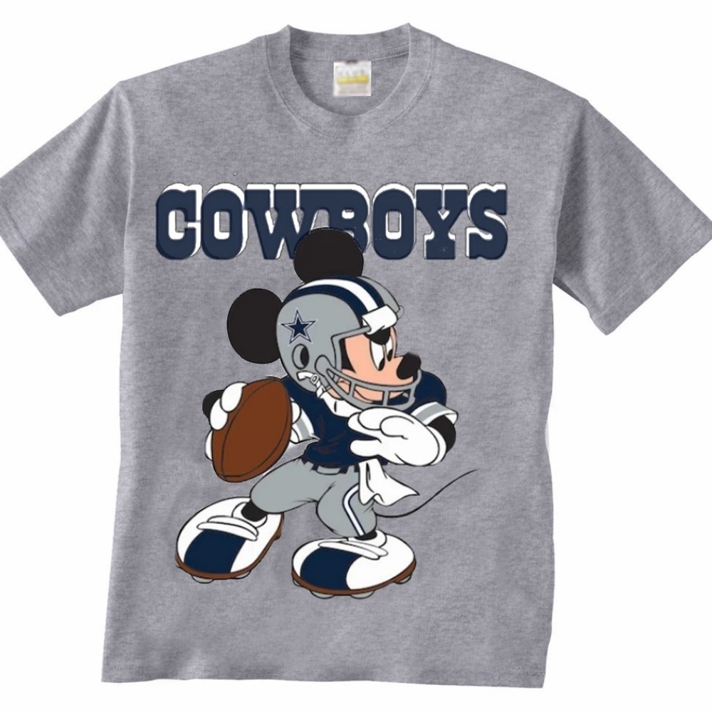 Dallas Cowboys 'Mickey Mouse Toddler Tee sizes 2T-thru-6T available